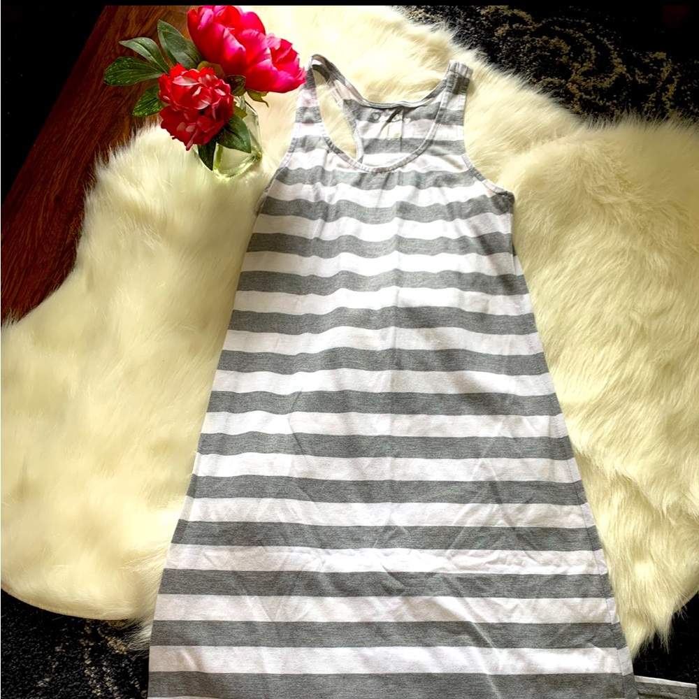 Racerback long maxi dress/swim cover up SIZE S